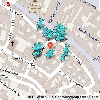 Mappa Piazza Liderico Vineis, 12037 Saluzzo CN, Italia (0.01034)