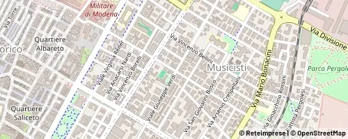 Mappa Modena
