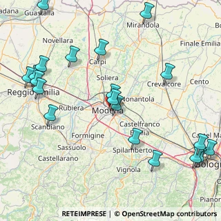 Mappa Viale Giuseppe Verdi, 41121 Modena MO, Italia (21.8525)