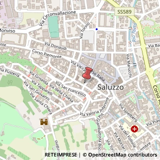 Mappa Via Gualtieri, 30, 12037 Saluzzo, Cuneo (Piemonte)