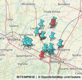 Mappa Circonvallazione Dante Alighieri, 40017 San Giovanni in Persiceto BO, Italia (10.757)