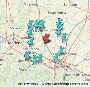 Mappa Circonvallazione Dante Alighieri, 40017 San Giovanni in Persiceto BO, Italia (11.532)