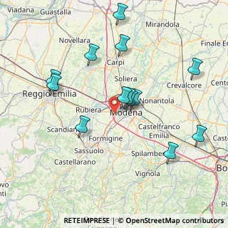 Mappa Via d'Avia Sud, 41126 Modena MO, Italia (15.72538)