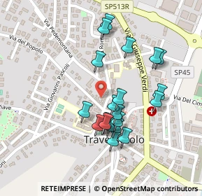 Mappa Via San Martino, 43029 Traversetolo PR, Italia (0.212)