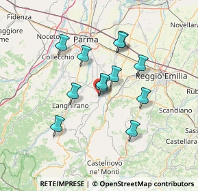 Mappa Via San Martino, 43029 Traversetolo PR, Italia (11.4475)