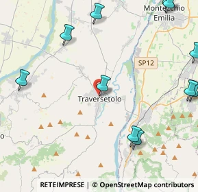 Mappa Via San Martino, 43029 Traversetolo PR, Italia (6.14083)