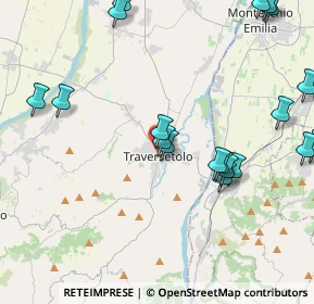 Mappa Via San Martino, 43029 Traversetolo PR, Italia (5.299)