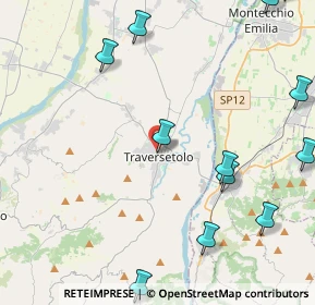 Mappa Via San Martino, 43029 Traversetolo PR, Italia (5.88833)