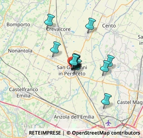 Mappa Via Giuseppe Verdi, 40017 San Giovanni in Persiceto BO, Italia (4.05154)