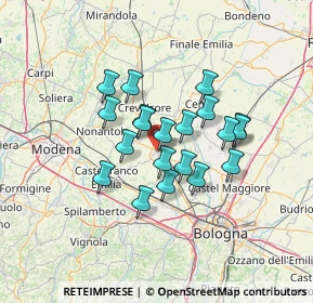 Mappa Via Marzabotto, 40017 San Giovanni In Persiceto BO, Italia (10.3415)