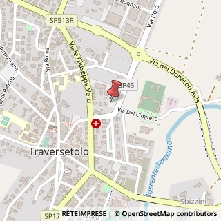 Mappa Via Giuseppe Verdi, 5, 43029 Traversetolo, Parma (Emilia Romagna)