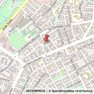 Mappa Via Serafino Serafini, 27, 41124 Modena, Modena (Emilia Romagna)