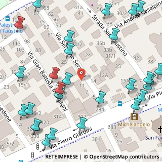 Mappa Via Giovanni Battista Morgagni, 41124 Modena MO, Italia (0.08621)