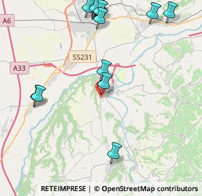 Mappa Strada del Corno, 12062 Cherasco CN, Italia (5.47882)