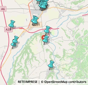 Mappa Strada del Corno, 12062 Cherasco CN, Italia (5.2405)