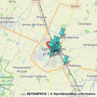Mappa Via Giacomo Puccini, 40017 San Giovanni in Persiceto BO, Italia (0.78727)