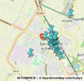 Mappa Via Giacomo Puccini, 40017 San Giovanni in Persiceto BO, Italia (0.69667)