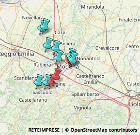 Mappa Via Monte Sabotino, 41124 Modena MO, Italia (10.62917)