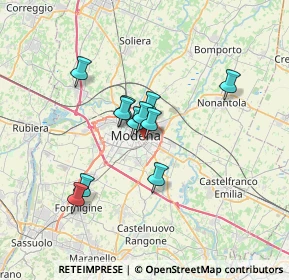 Mappa Via Monte Sabotino, 41124 Modena MO, Italia (5.17273)