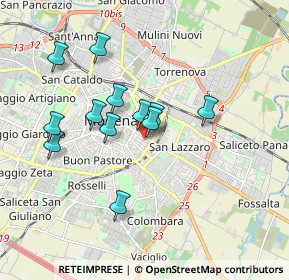 Mappa Via Monte Sabotino, 41124 Modena MO, Italia (1.5875)