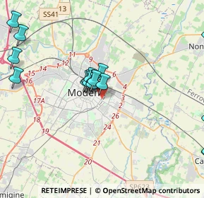Mappa Via Pelusia, 41122 Modena MO, Italia (5.1705)