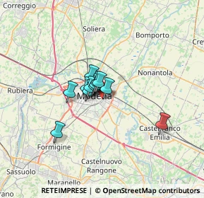 Mappa Via Pelusia, 41122 Modena MO, Italia (3.54)