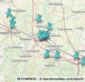 Mappa Via Pelusia, 41122 Modena MO, Italia (15.71692)