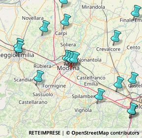 Mappa Via Pelusia, 41122 Modena MO, Italia (19.53)