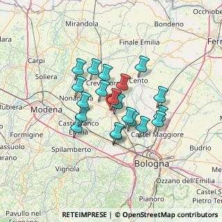 Mappa Via Catalani, 40017 San Giovanni in Persiceto BO, Italia (10.087)