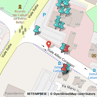 Mappa Via A. Corassori, 41124 Modena MO, Italia (0.084)