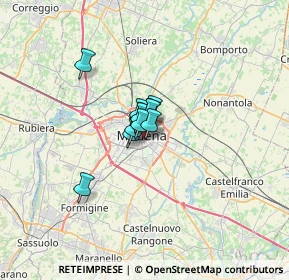 Mappa Via Valentino Contri, 41124 Modena MO, Italia (2.655)