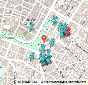 Mappa Via Valentino Contri, 41124 Modena MO, Italia (0.22)