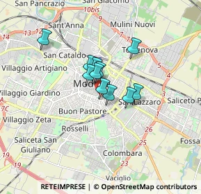 Mappa Via Valentino Contri, 41124 Modena MO, Italia (1.03182)