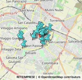 Mappa Via Valentino Contri, 41124 Modena MO, Italia (0.82632)