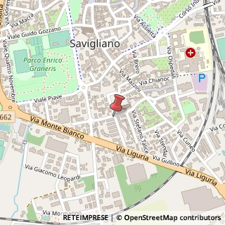 Mappa Via Paolo Dovo, 13, 12038 Savigliano, Cuneo (Piemonte)