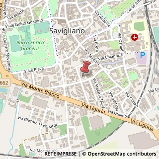 Mappa Via Paolo Dovo, 6, 12038 Savigliano, Cuneo (Piemonte)