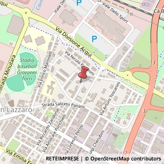 Mappa Via Benedetto Marcello, 22, 41122 Modena, Modena (Emilia Romagna)