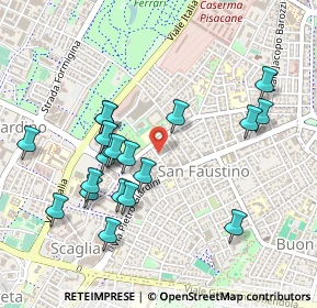 Mappa Via Jacopo Cavedone, 41124 Modena MO, Italia (0.4865)