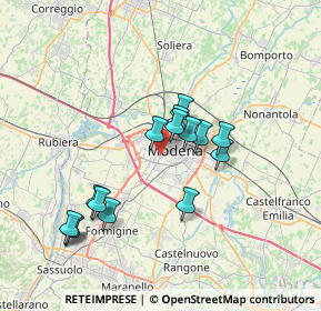 Mappa Via Jacopo Cavedone, 41124 Modena MO, Italia (6.518)