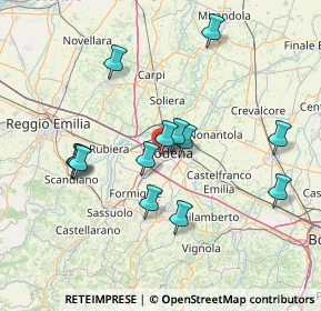 Mappa Via Jacopo Cavedone, 41124 Modena MO, Italia (13.96231)