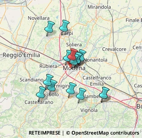 Mappa Via Jacopo Cavedone, 41124 Modena MO, Italia (10.944)