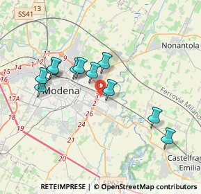 Mappa Viale della Resistenza, 41122 Modena MO, Italia (3.43)