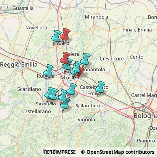 Mappa Viale della Resistenza, 41122 Modena MO, Italia (11.47857)