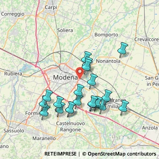Mappa Viale della Resistenza, 41122 Modena MO, Italia (7.5205)