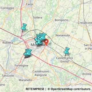 Mappa Viale della Resistenza, 41122 Modena MO, Italia (5.61929)