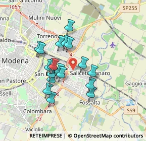 Mappa Viale della Resistenza, 41122 Modena MO, Italia (1.45895)