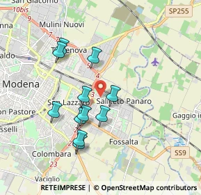 Mappa Viale della Resistenza, 41122 Modena MO, Italia (1.63909)