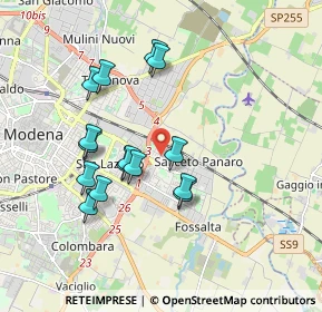 Mappa Viale della Resistenza, 41122 Modena MO, Italia (1.69)