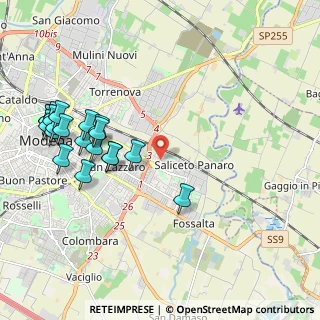 Mappa Viale della Resistenza, 41122 Modena MO, Italia (2.412)