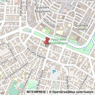Mappa Via Gian Maria Barbieri, 43, 41124 Modena, Modena (Emilia Romagna)